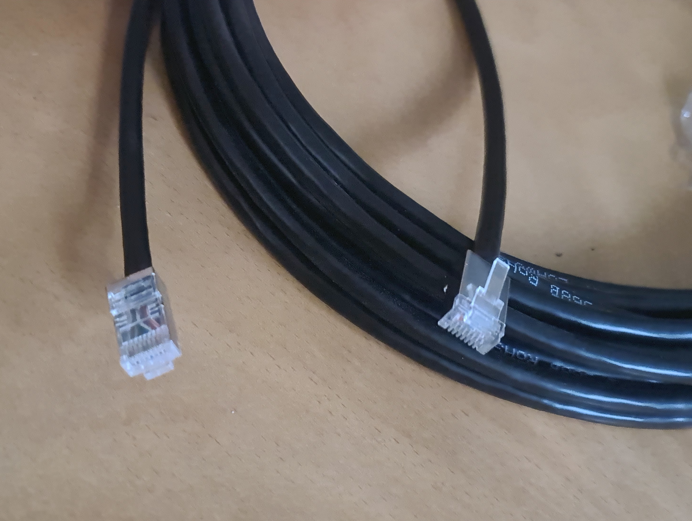 کابل شبکه Cat6 شیلددار S/FTP – سایز ۱۰ متری مشکی – سوکت فلزی – 26AWG